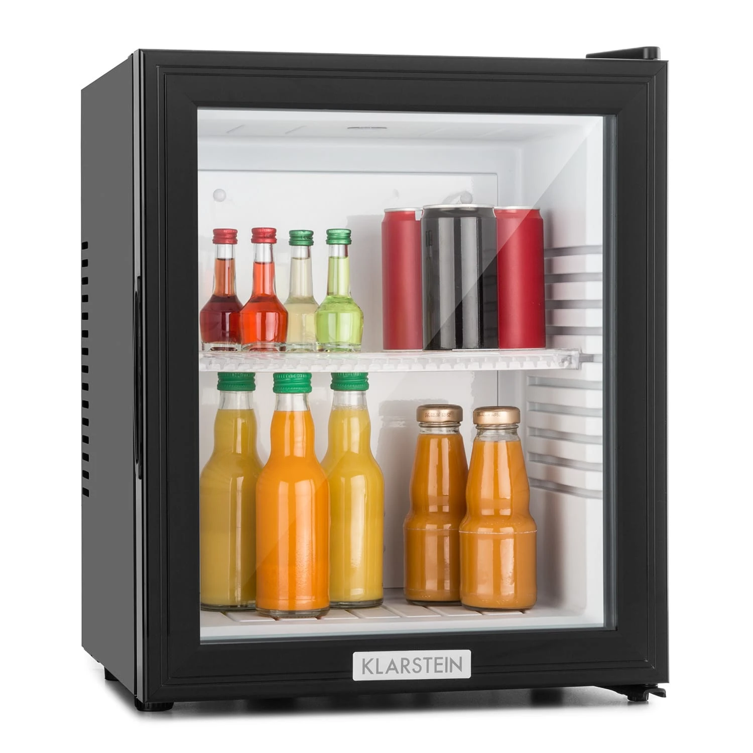 MKS-12 Minibar 24 Liter Klasse E Schwarz Glas 0dB 3 MKS-12 Minibar 24 Liter Klasse E Schwarz Glas 0dB