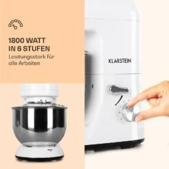 Bella Küchenmaschine 2000 W / 2,7 PS 5 Ltr Edelstahl BPA-frei 10 Bella Küchenmaschine 2000 W / 2,7 PS 5 Ltr Edelstahl BPA-frei -Klarstein 10008233 de 0003 logo