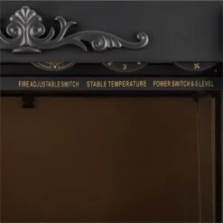 Grenoble Elektrischer Kamin Heizlüfter 1850 W Bodenrollen Thermostat 8 Grenoble Elektrischer Kamin Heizlüfter 1850 W Bodenrollen Thermostat -Klarstein 10012129 yy 0003 detail Klarstein Grenoble Elektrischer Kamin 2000W