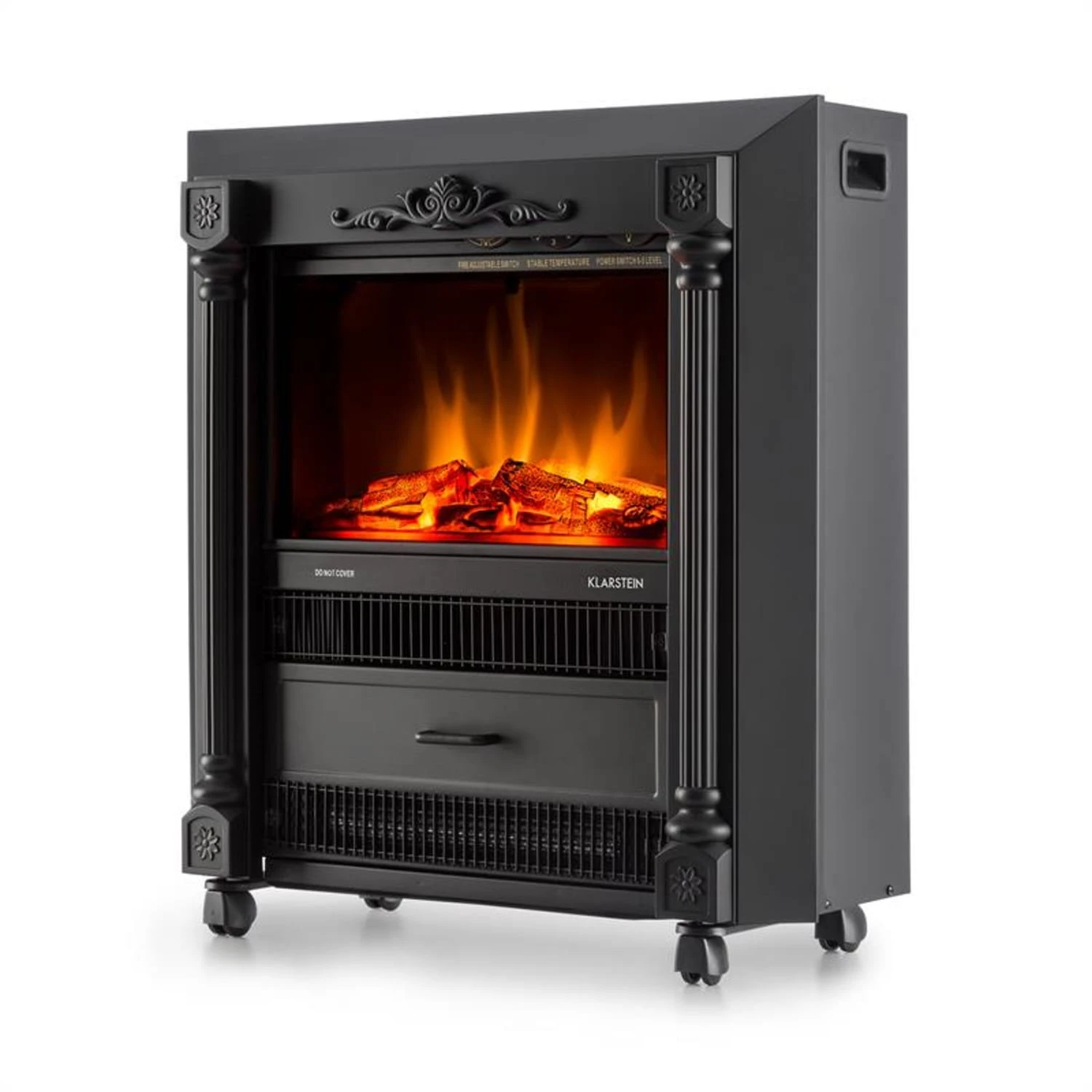 Grenoble Elektrischer Kamin Heizlüfter 1850 W Bodenrollen Thermostat 6 Grenoble Elektrischer Kamin Heizlüfter 1850 W Bodenrollen Thermostat – Bild 4
