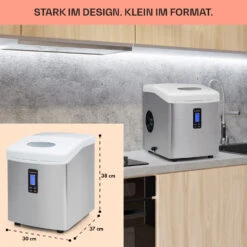 Mr. Silver-Frost Eismaschine 150W Edelstahl Weiß 15kg -Klarstein 10020110 de 0006 usp
