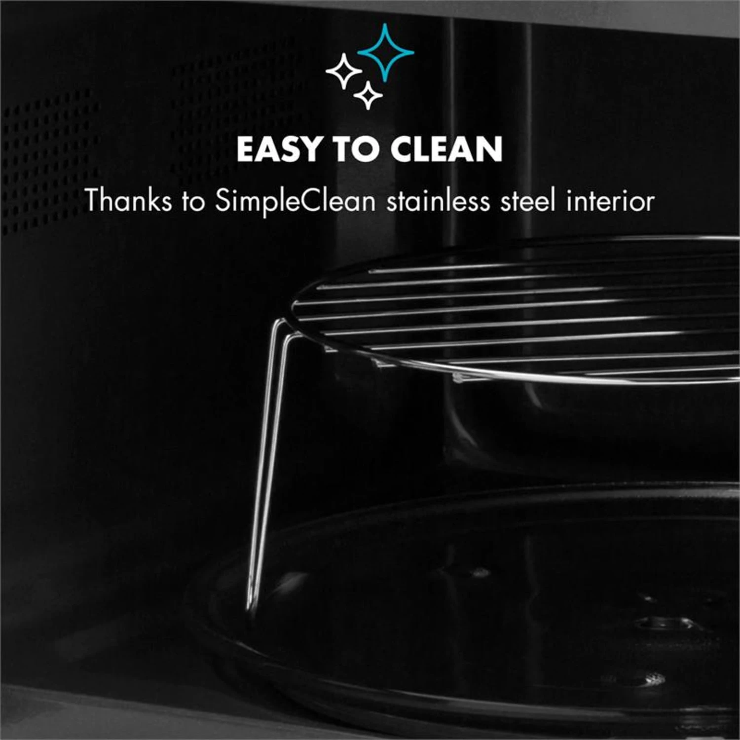 Fine Dinesty 2in1-Mikrowellen-Ofen Retro 23L 1000W 12 Programme Creme 9 Fine Dinesty 2in1-Mikrowellen-Ofen Retro 23L 1000W 12 Programme Creme – Bild 7