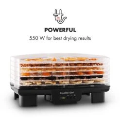 Bananarama Dörrautomat Schwarz 550W Trockner Dehydrator 6 Etagen 14 Bananarama Dörrautomat Schwarz 550W Trockner Dehydrator 6 Etagen -Klarstein 10027831 yy 0004 logo Klarstein Bananarama Doerrautomat schwarz reedit