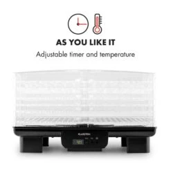 Bananarama Dörrautomat Schwarz 550W Trockner Dehydrator 6 Etagen 15 Bananarama Dörrautomat Schwarz 550W Trockner Dehydrator 6 Etagen -Klarstein 10027831 yy 0005 logo Klarstein Bananarama Doerrautomat schwarz reedit