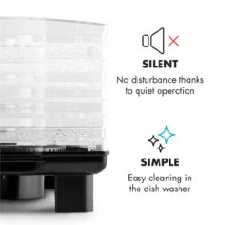 Bananarama Dörrautomat Schwarz 550W Trockner Dehydrator 6 Etagen 16 Bananarama Dörrautomat Schwarz 550W Trockner Dehydrator 6 Etagen -Klarstein 10027831 yy 0006 logo Klarstein Bananarama Doerrautomat schwarz reedit