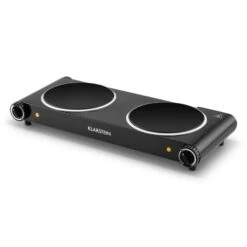 Captain Cook² Doppel-Kochplatte Infrarot 2400W Edelstahl Schwarz 13 Captain Cook² Doppel-Kochplatte Infrarot 2400W Edelstahl Schwarz -Klarstein 10027877 yy 0006 titel Klarstein Captain Cook Doppel Kochplatte