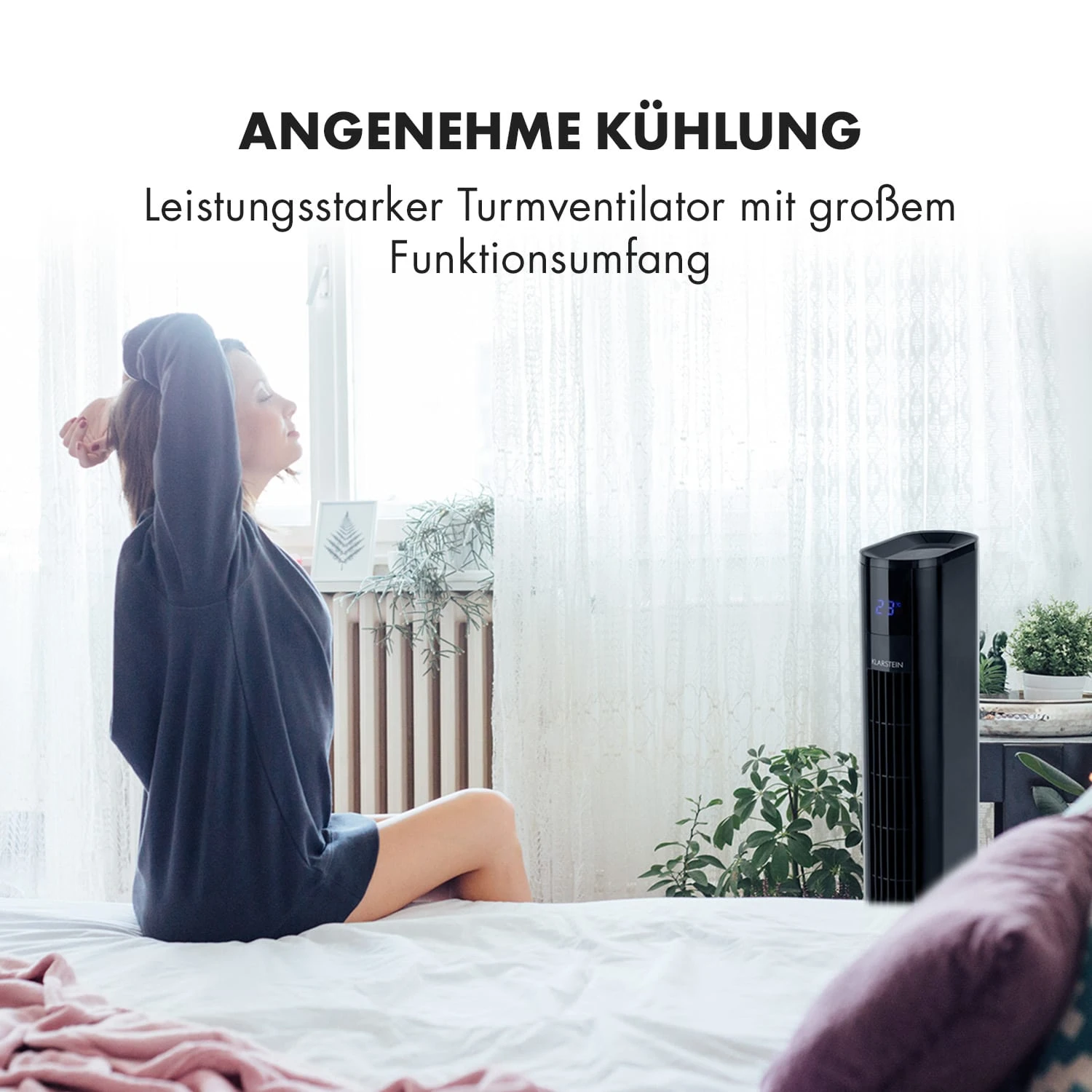 Skyscraper 3G Turmventilator 48W 1.633 M³/h Fernbedienung 6 Skyscraper 3G Turmventilator 48W 1.633 M³/h Fernbedienung – Bild 4