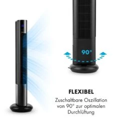 Skyscraper 3G Turmventilator 48W 1.633 M³/h Fernbedienung 17 Skyscraper 3G Turmventilator 48W 1.633 M³/h Fernbedienung -Klarstein 10027942 de 0006 logo