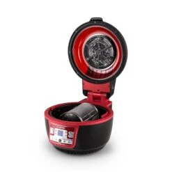 VitAir Turbo Heißluftfritteuse Rot-schwarz 1400W Grillen Backen 9l -Klarstein 10028289 yy 0007 titel Klarstein VitAir Heissluftfritteuse