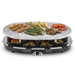 Steaklette Raclettegrill 1500 W Granit-Natursteinplatte 8 Personen 11 Steaklette Raclettegrill 1500 W Granit-Natursteinplatte 8 Personen -Klarstein 10028449 yy 0003 titel Klarstein Steaklette Raclette Natursteingrill