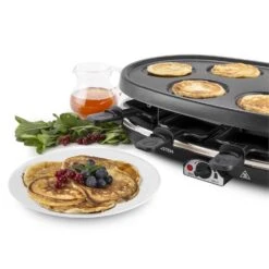 All-U-Can-Grill Raclette 4-in-1 Pancake Crêpes Steinplatte 8 Personen 20 All-U-Can-Grill Raclette 4-in-1 Pancake Crêpes Steinplatte 8 Personen -Klarstein 10028450 yy 0009 titel Klarstein All U Can Grill Raclettegrill 4in1
