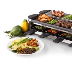 Tenderloin 50/50 Raclette-Grill 1200W 8 Personen Naturstein & Grill 12 Tenderloin 50/50 Raclette-Grill 1200W 8 Personen Naturstein & Grill -Klarstein 10028578 yy 0006 logo 06 Klarstein Tenderloin Raclette Grill