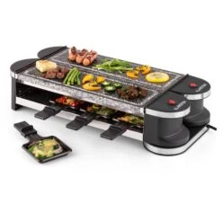 Tenderloin 100 Raclette-Grill 1200 W (2x600W) 8 Personen 2x Naturstein 15 Tenderloin 100 Raclette-Grill 1200 W (2x600W) 8 Personen 2x Naturstein -Klarstein 10028579 yy 0007 logo 07 Klarstein Tenderloin Raclette Grill