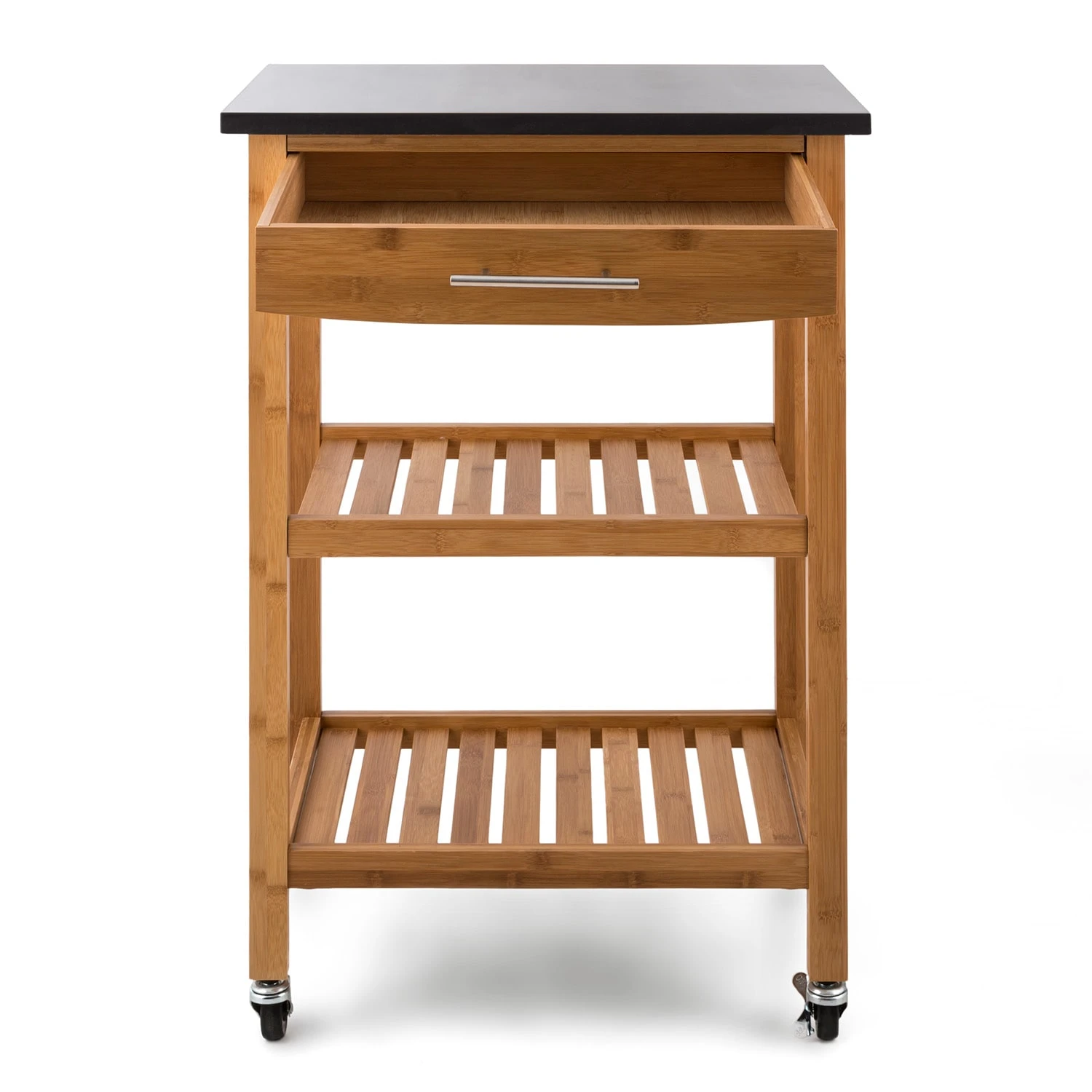 Tennessee Servierwagen Küchenwagen 4 Etagen Holz Granit Mobil 5 Tennessee Servierwagen Küchenwagen 4 Etagen Holz Granit Mobil – Bild 3