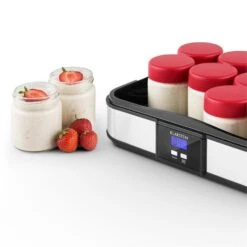 Gaia Joghurtmaker 12 Gläser A 150 Ml Timer Edelstahl 15 Gaia Joghurtmaker 12 Gläser A 150 Ml Timer Edelstahl -Klarstein 10028636 yy 0006 ambient 06 Klarstein Gaia Joghurtmaker Edelstahl