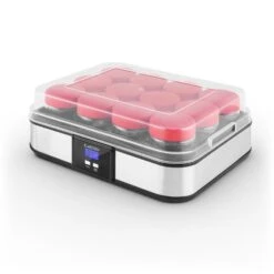 Gaia Joghurtmaker 12 Gläser A 150 Ml Timer Edelstahl 17 Gaia Joghurtmaker 12 Gläser A 150 Ml Timer Edelstahl -Klarstein 10028636 yy 0008 titel 08 Klarstein Gaia Joghurtmaker Edelstahl