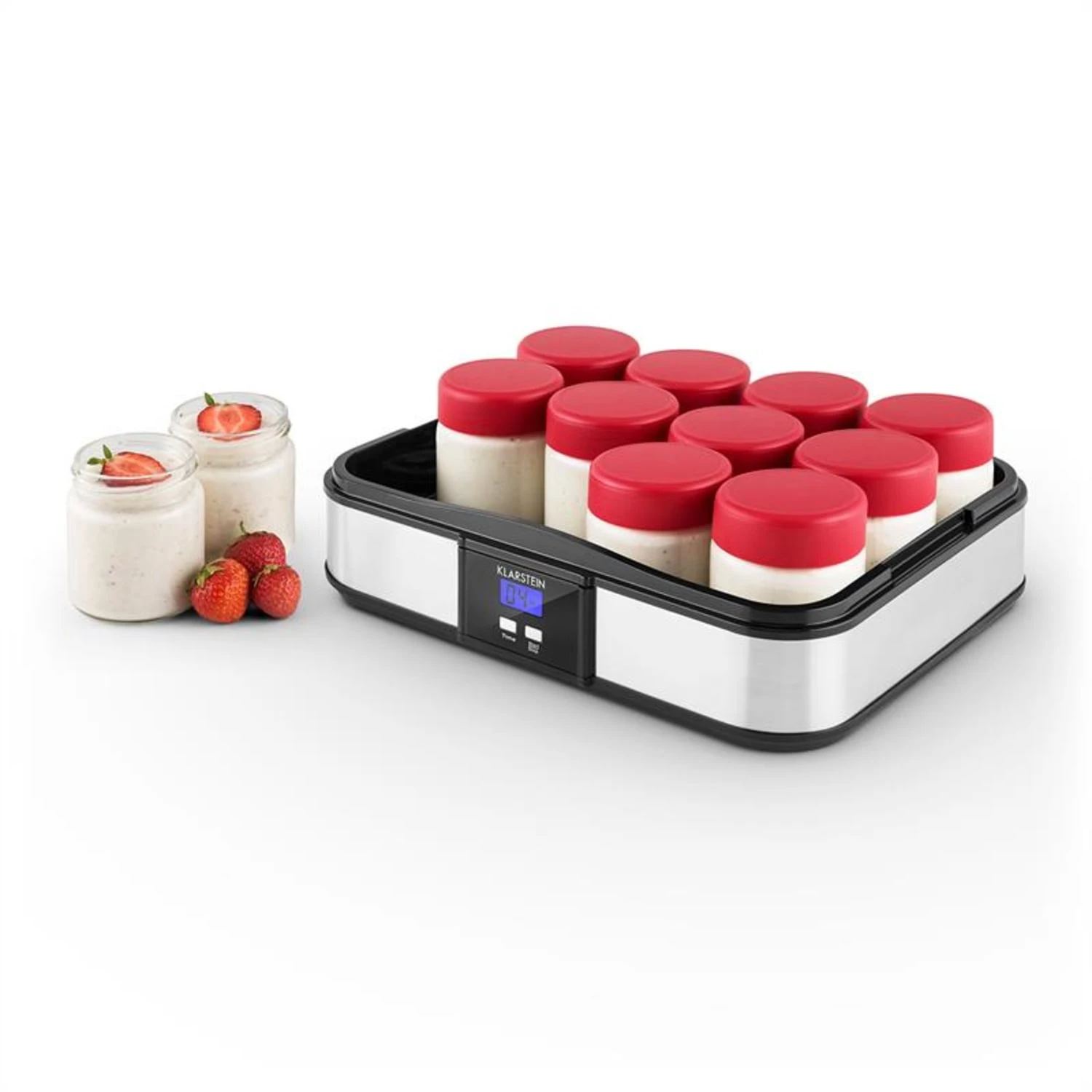 Gaia Joghurtmaker 12 Gläser A 150 Ml Timer Edelstahl 10 Gaia Joghurtmaker 12 Gläser A 150 Ml Timer Edelstahl – Bild 8