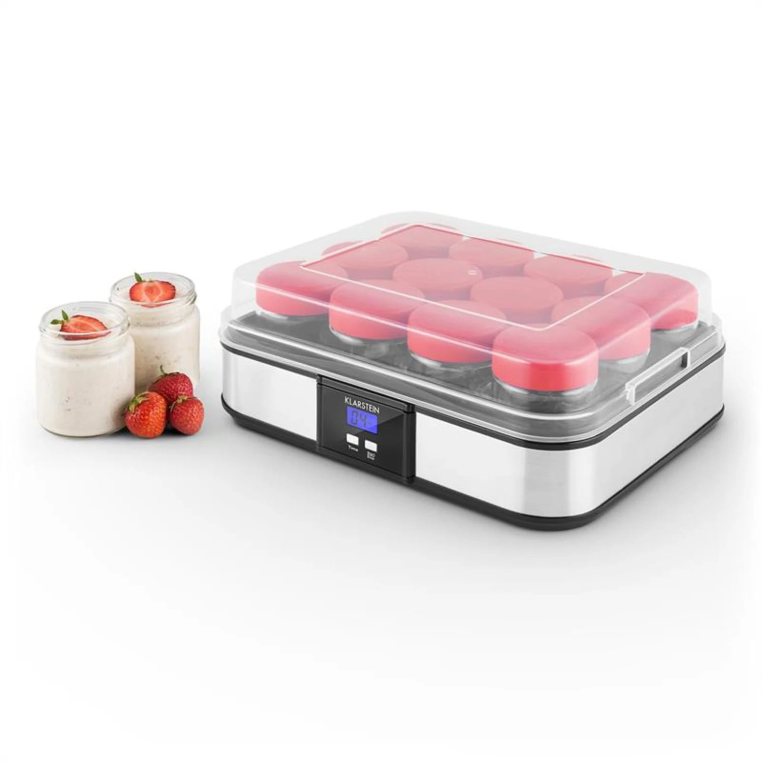 Gaia Joghurtmaker 12 Gläser A 150 Ml Timer Edelstahl 11 Gaia Joghurtmaker 12 Gläser A 150 Ml Timer Edelstahl – Bild 9