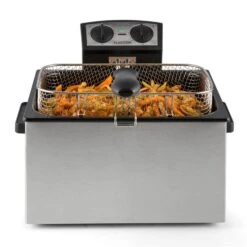 QuickPro XXL 3000 Fritteuse 5l 1,5kg 3000W Timer Edelstahl -Klarstein 10029073 yy 0004 ambient Klarstein QuickPro XXL 3000 Fritteuse
