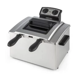 QuickPro XXL 3000 Fritteuse 5l 1,5kg 3000W Timer Edelstahl -Klarstein 10029073 yy 0008 titel Klarstein QuickPro XXL 3000 Fritteuse
