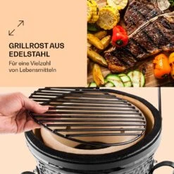 Princesize Kamado-Grill Keramikgrill Edelstahl-Grillrost Smoker BBQ 10 Princesize Kamado-Grill Keramikgrill Edelstahl-Grillrost Smoker BBQ -Klarstein 10029123 de 0003 logo