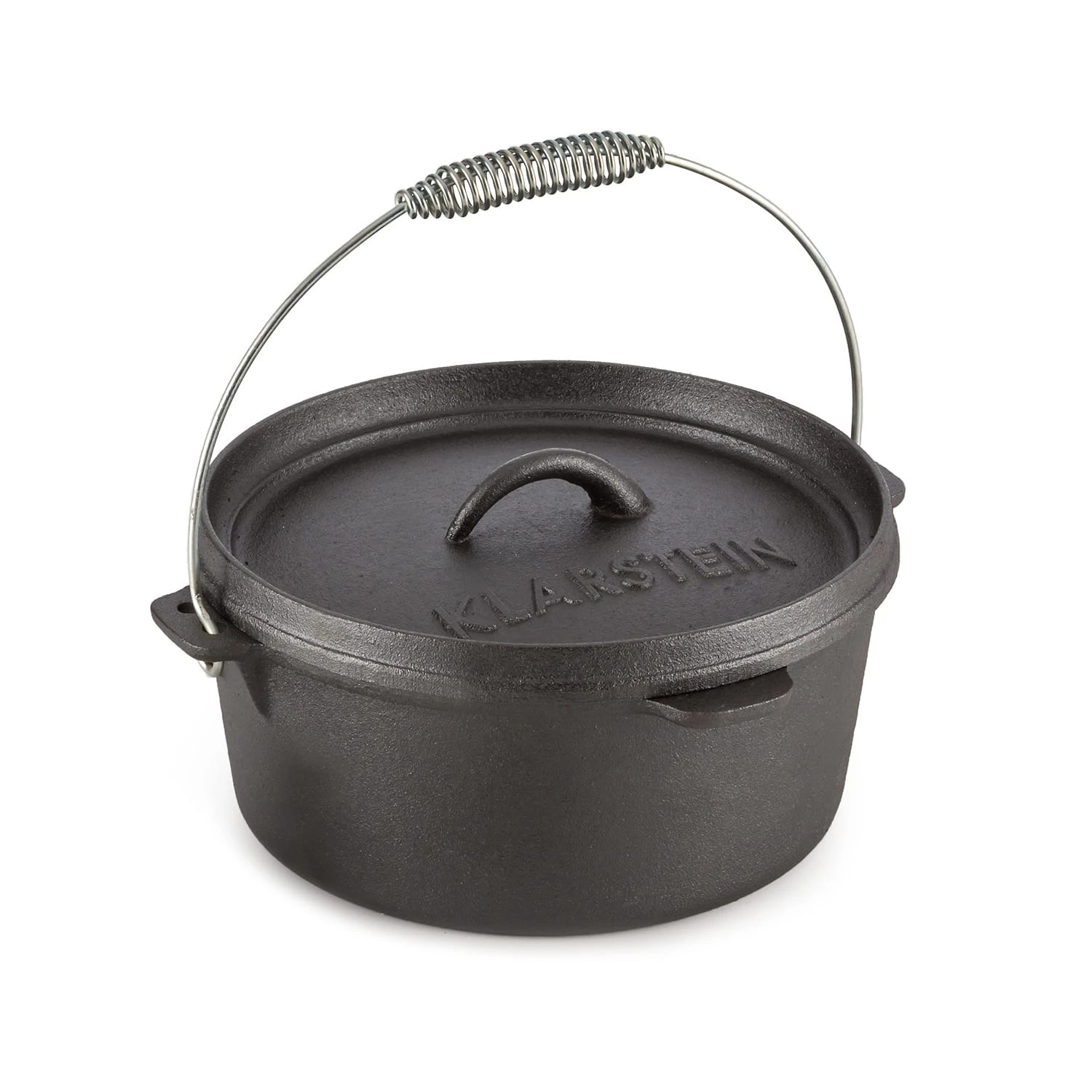 Hotrod 45 Dutch Oven BBQ-Topf 4,5 Qt / 4 Liter Gusseisen Schwarz