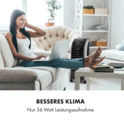 Maxfresh Ventilator Luftkühler 4-in-1-Funktion 6L-Tank 55W Timer 15 Maxfresh Ventilator Luftkühler 4-in-1-Funktion 6L-Tank 55W Timer -Klarstein 10029394 de 0004 logo