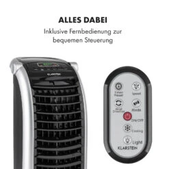 Maxfresh Ventilator Luftkühler 4-in-1-Funktion 6L-Tank 55W Timer 19 Maxfresh Ventilator Luftkühler 4-in-1-Funktion 6L-Tank 55W Timer -Klarstein 10029394 de 0008 logo
