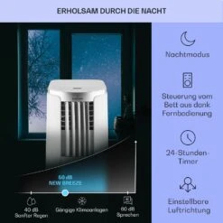New Breeze 9 Mobile Klimaanlage 4-in-1 9.000 BTU / 2,6 KW Mobil Timer 14 New Breeze 9 Mobile Klimaanlage 4-in-1 9.000 BTU / 2,6 KW Mobil Timer -Klarstein 10029704 de 0004 usp