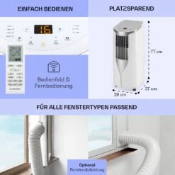 New Breeze 9 Mobile Klimaanlage 4-in-1 9.000 BTU / 2,6 KW Mobil Timer 16 New Breeze 9 Mobile Klimaanlage 4-in-1 9.000 BTU / 2,6 KW Mobil Timer -Klarstein 10029704 de 0006 usp