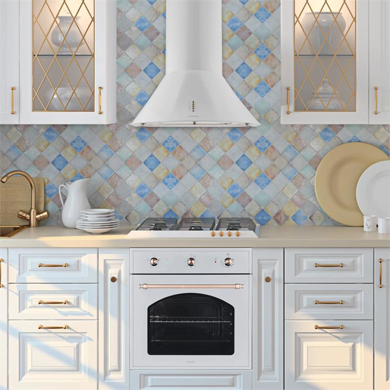 Lumio Neo Retro-Dunstabzugshaube 60cm 610m³/h A Edelstahl Weiß 8 Lumio Neo Retro-Dunstabzugshaube 60cm 610m³/h A Edelstahl Weiß – Bild 6