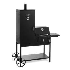 Fleischbrocken Holzkohlegrill Smoker Räucherofen BBQ-Grill Schwarz