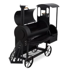 Dampflok Smoker Grill 3 Mm Stahl Schwarz 13 Dampflok Smoker Grill 3 Mm Stahl Schwarz -Klarstein 10030555 yy 0006 front Train Grill