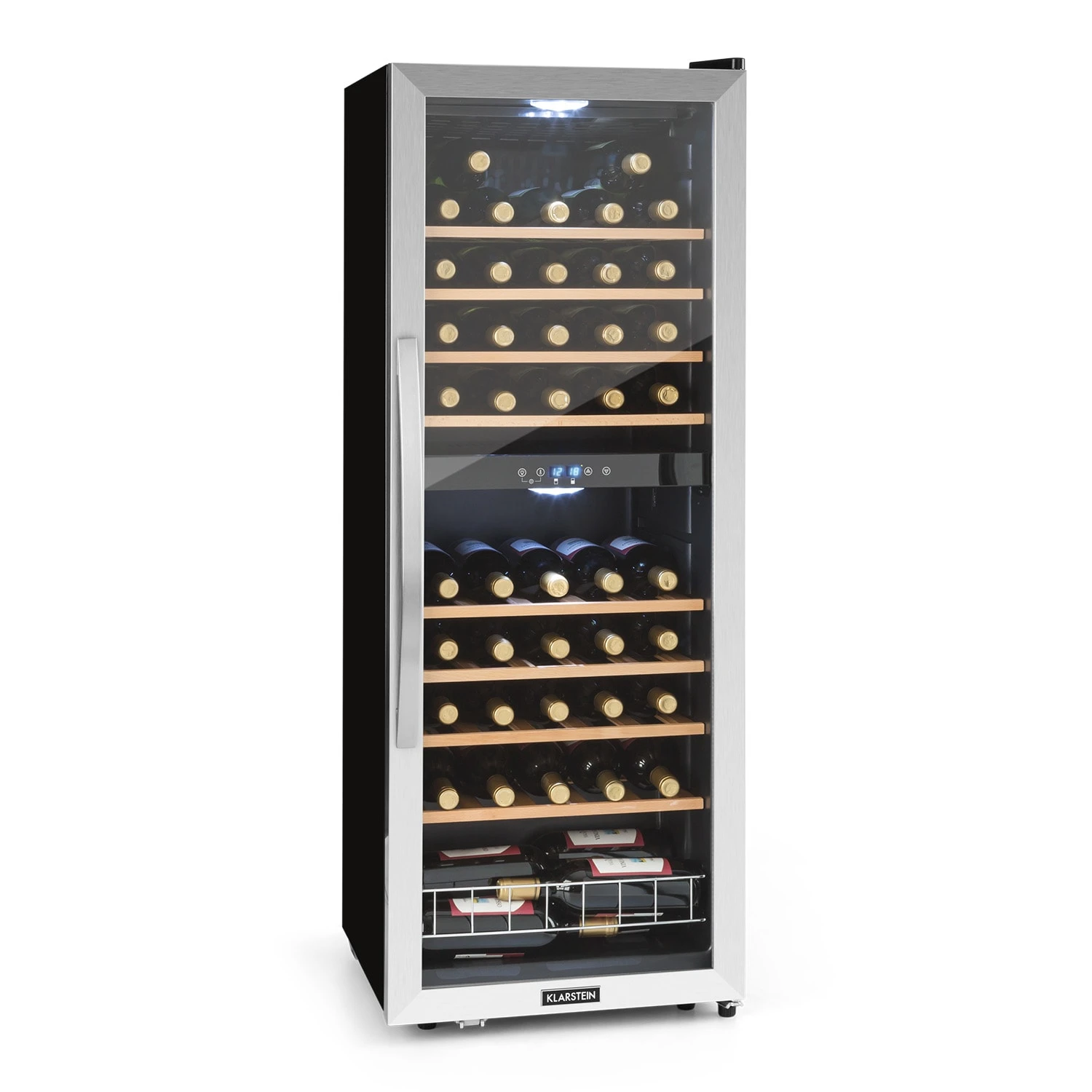 Vinamour 54 Duo Weinkühlschrank 2 Zonen 148 Ltr 54 Fl Touch-Display 3 Vinamour 54 Duo Weinkühlschrank 2 Zonen 148 Ltr 54 Fl Touch-Display
