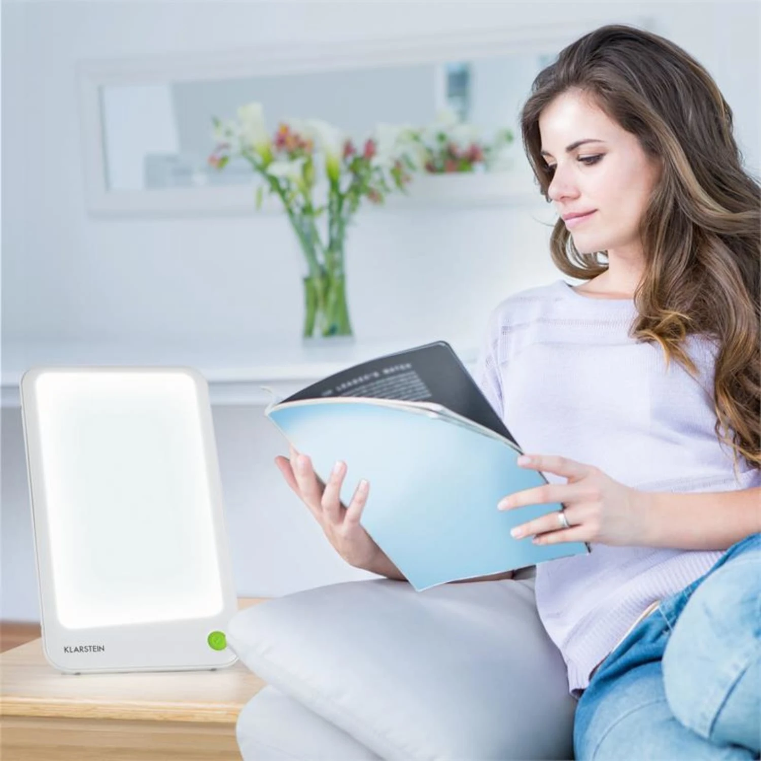 Summershine Slim Lichtdusche Tageslichtlampe LED ~23.600 Lux 21x13 Cm 4 Summershine Slim Lichtdusche Tageslichtlampe LED ~23.600 Lux 21x13 Cm – Bild 2