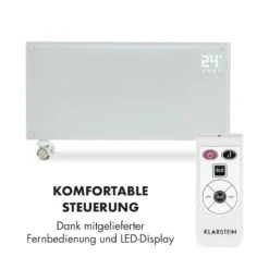 Bornholm Konvektions-Heizgerät 2000W Timer 2 Heizstufen ECO-Modus 12 Bornholm Konvektions-Heizgerät 2000W Timer 2 Heizstufen ECO-Modus -Klarstein 10030917 de 0003 logo