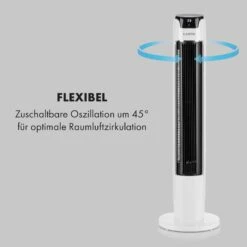 Empire State Turmventilator 37 W Luftdurchsatz: 2200 M³/h Oszillation 12 Empire State Turmventilator 37 W Luftdurchsatz: 2200 M³/h Oszillation -Klarstein 10030980 de 0003 logo