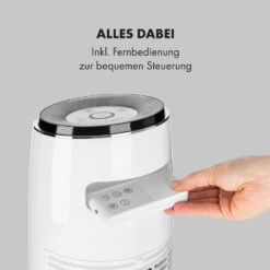 Empire State Turmventilator 37 W Luftdurchsatz: 2200 M³/h Oszillation 15 Empire State Turmventilator 37 W Luftdurchsatz: 2200 M³/h Oszillation -Klarstein 10030980 de 0006 logo