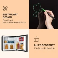 Spitzbergen Aca Kühlschrank 46 Liter 4-Liter-Gefrierfach 1 Boden -Klarstein 10031181 de 0003 logo