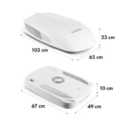 Klimamobil Wohnwagen-Klimaanlage RV-Air-Conditioner Heizung 16-30 °C -Klarstein 10031436 yy 0008 dimensions