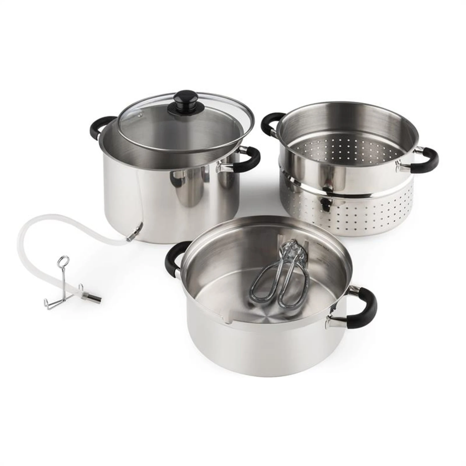 Applebee Dampf-Entsafter Elektrisch 1500W Ø25cm 8 Liter Edelstahl 5 Applebee Dampf-Entsafter Elektrisch 1500W Ø25cm 8 Liter Edelstahl – Bild 3