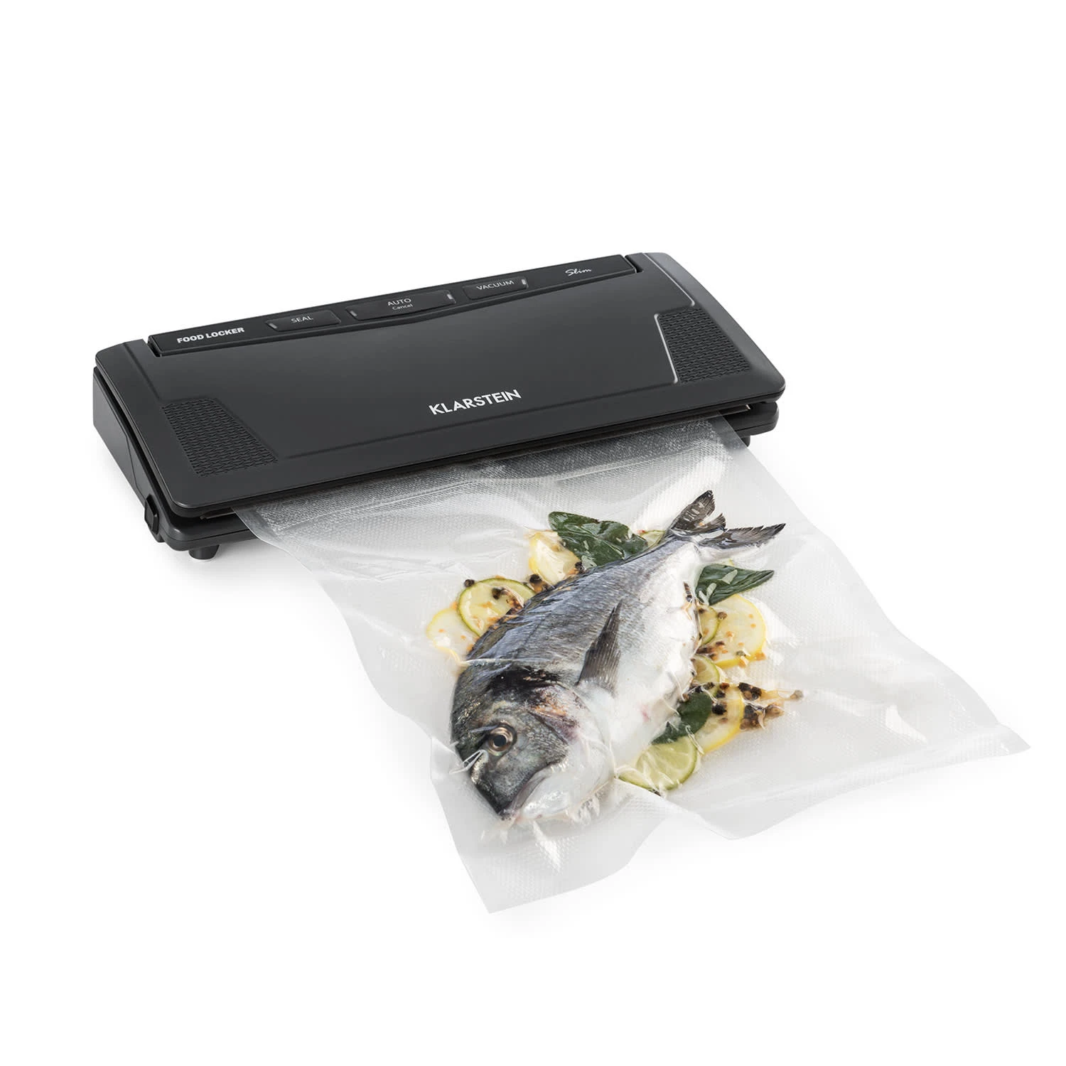 FoodLocker Slim Vakuumierer 130W Doppelte Schweißnaht 3 FoodLocker Slim Vakuumierer 130W Doppelte Schweißnaht