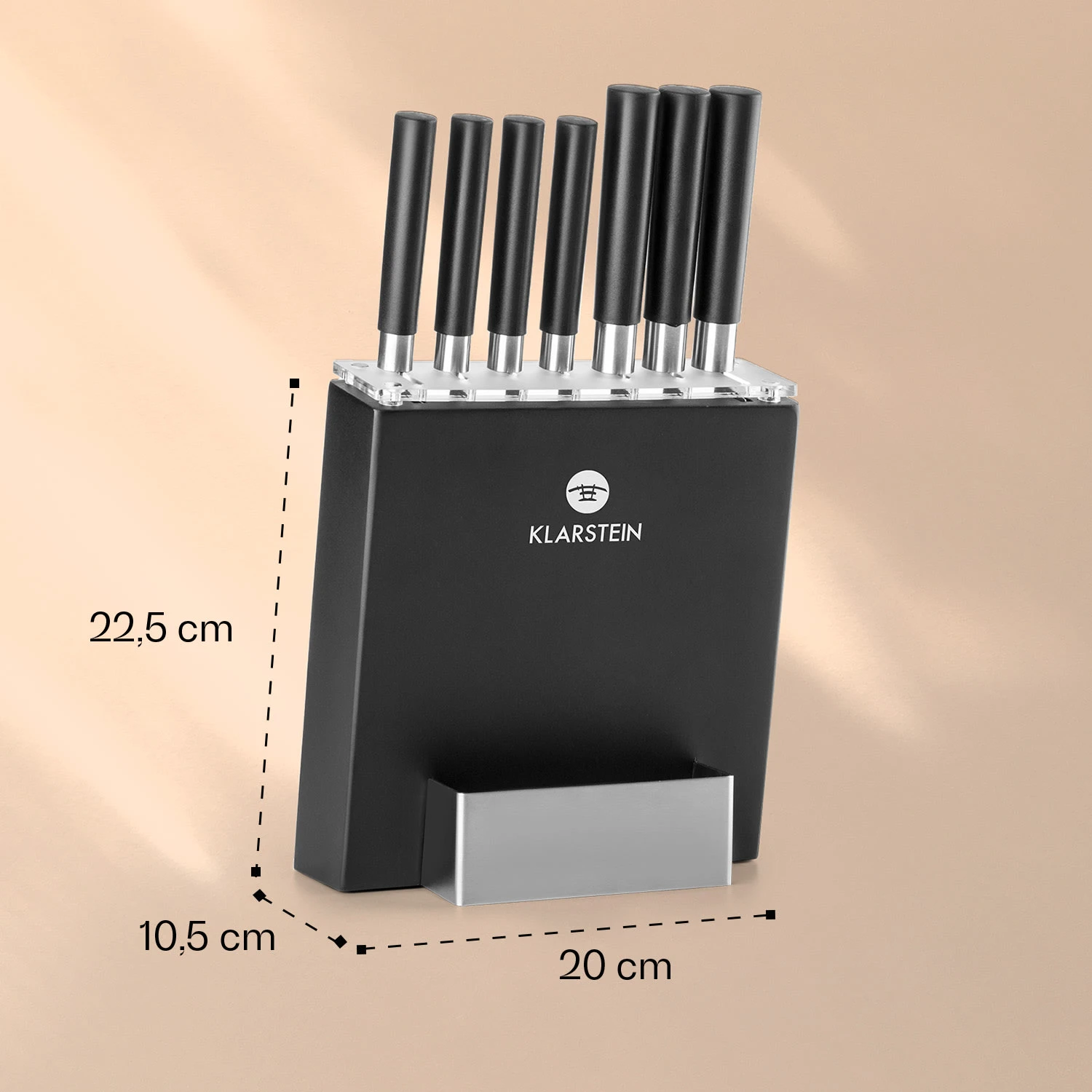 Kitano 8tlg. Messer-Set Mit Block 7 Messer Stahl Edler Holzblock 9 Kitano 8tlg. Messer-Set Mit Block 7 Messer Stahl Edler Holzblock – Bild 7