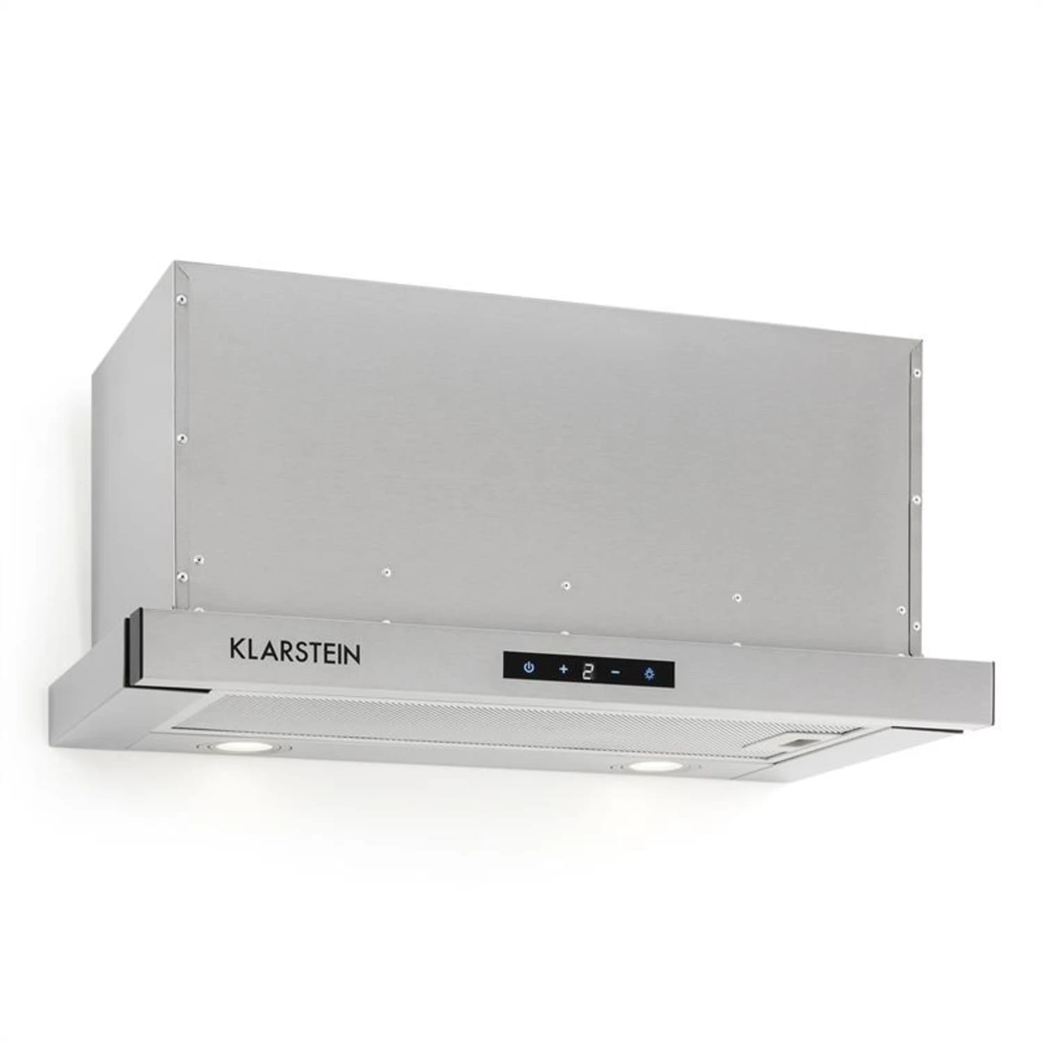 Vinea Unterbau-Dunstabzugshaube Flachschirmhaube 60cm Silber 3 Vinea Unterbau-Dunstabzugshaube Flachschirmhaube 60cm Silber