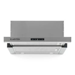 Vinea Unterbau-Dunstabzugshaube Flachschirmhaube 60cm Silber 13 Vinea Unterbau-Dunstabzugshaube Flachschirmhaube 60cm Silber -Klarstein 10031682 yy 0003 front Klarstein Vinea Unterbau Dunstabzugshaube silber