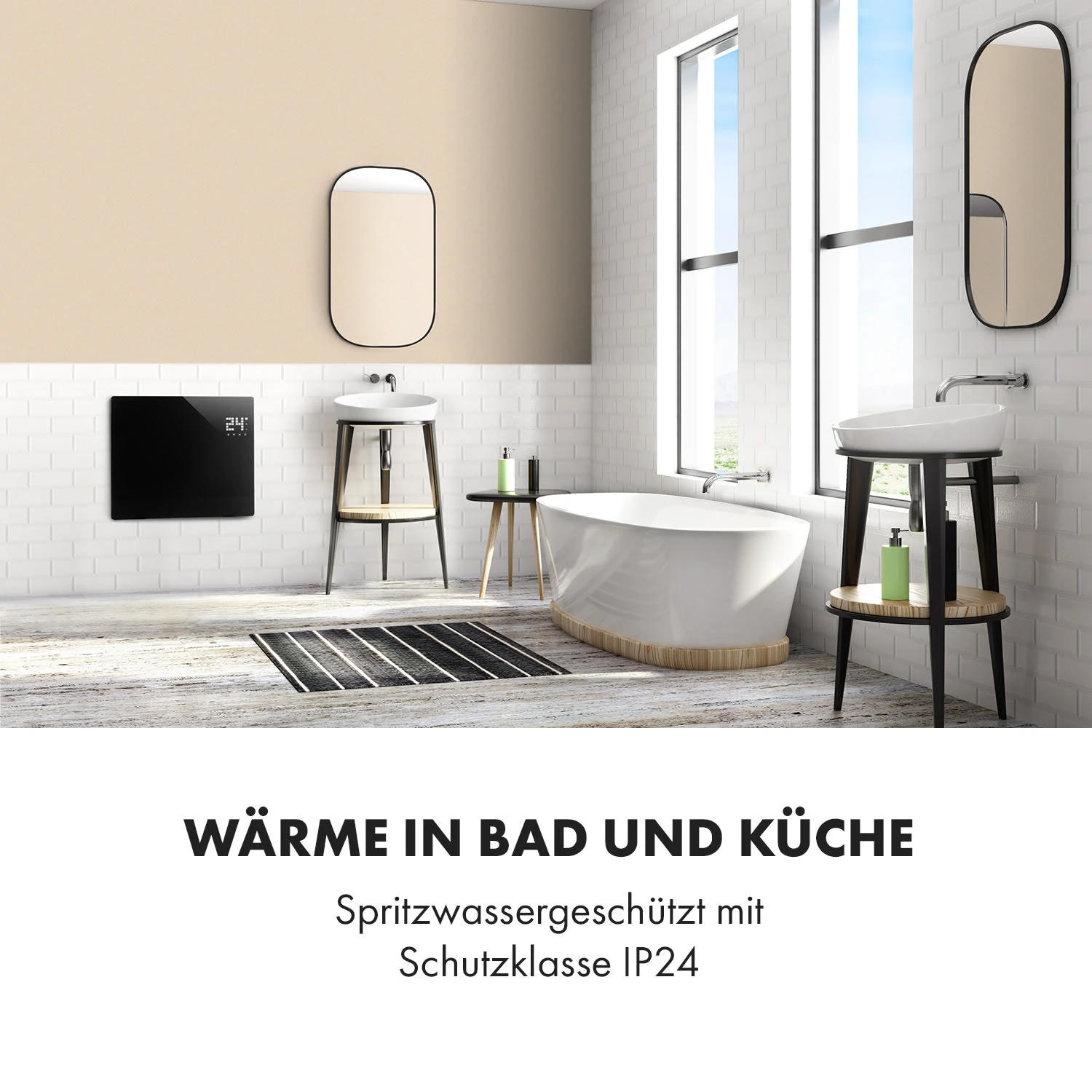 Bornholm Single Konvektions-Heizgerät Thermostat Timer 1000W 70m² 7 Bornholm Single Konvektions-Heizgerät Thermostat Timer 1000W 70m² – Bild 5