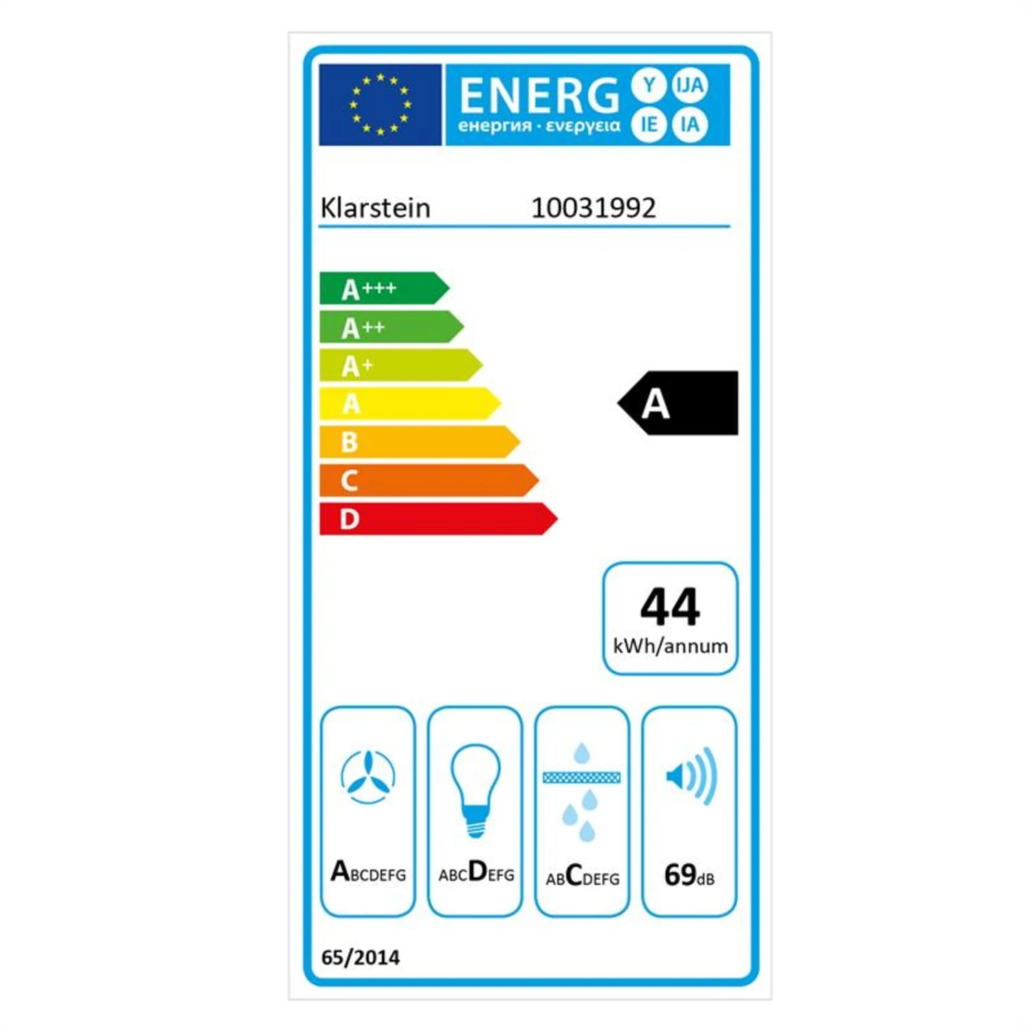 Montblanc 60 Dunstabzugshaube 610m³/h 165W 2x1,5W LED Reling 4 Montblanc 60 Dunstabzugshaube 610m³/h 165W 2x1,5W LED Reling – Bild 2