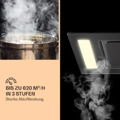 Remy Deckenhaube 90 Cm 619 M³/h 230W 3 Stufen Fernbedienung 13 Remy Deckenhaube 90 Cm 619 M³/h 230W 3 Stufen Fernbedienung -Klarstein 10031996 de 0004 logo