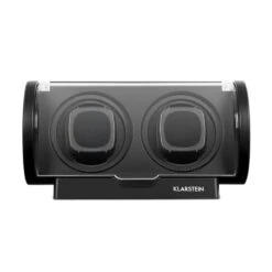 Lugano Uhrenbeweger Kunststoff 2 Uhren 4 Modi Schwarz 10 Lugano Uhrenbeweger Kunststoff 2 Uhren 4 Modi Schwarz -Klarstein 10032007 yy 0003 front Klarstein Lugano Uhrenbeweger schwarz