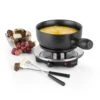 Sirloin Fondue-Set Raclette 1200 Watt Keramiktopf Edelstahlgabeln 2 Sirloin Fondue-Set Raclette 1200 Watt Keramiktopf Edelstahlgabeln -Klarstein 10032080 yy 0001 titel Klarstein Sirloin Raclette mit Fondue schwarz reedit V2